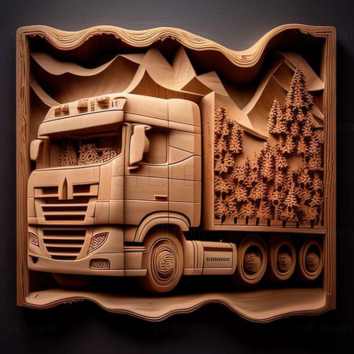 3D модель Игра Симулятор грузовика Европа 2 (STL)
